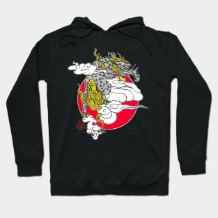 Baku 獏 the dream devourer in the clouds Hoodie